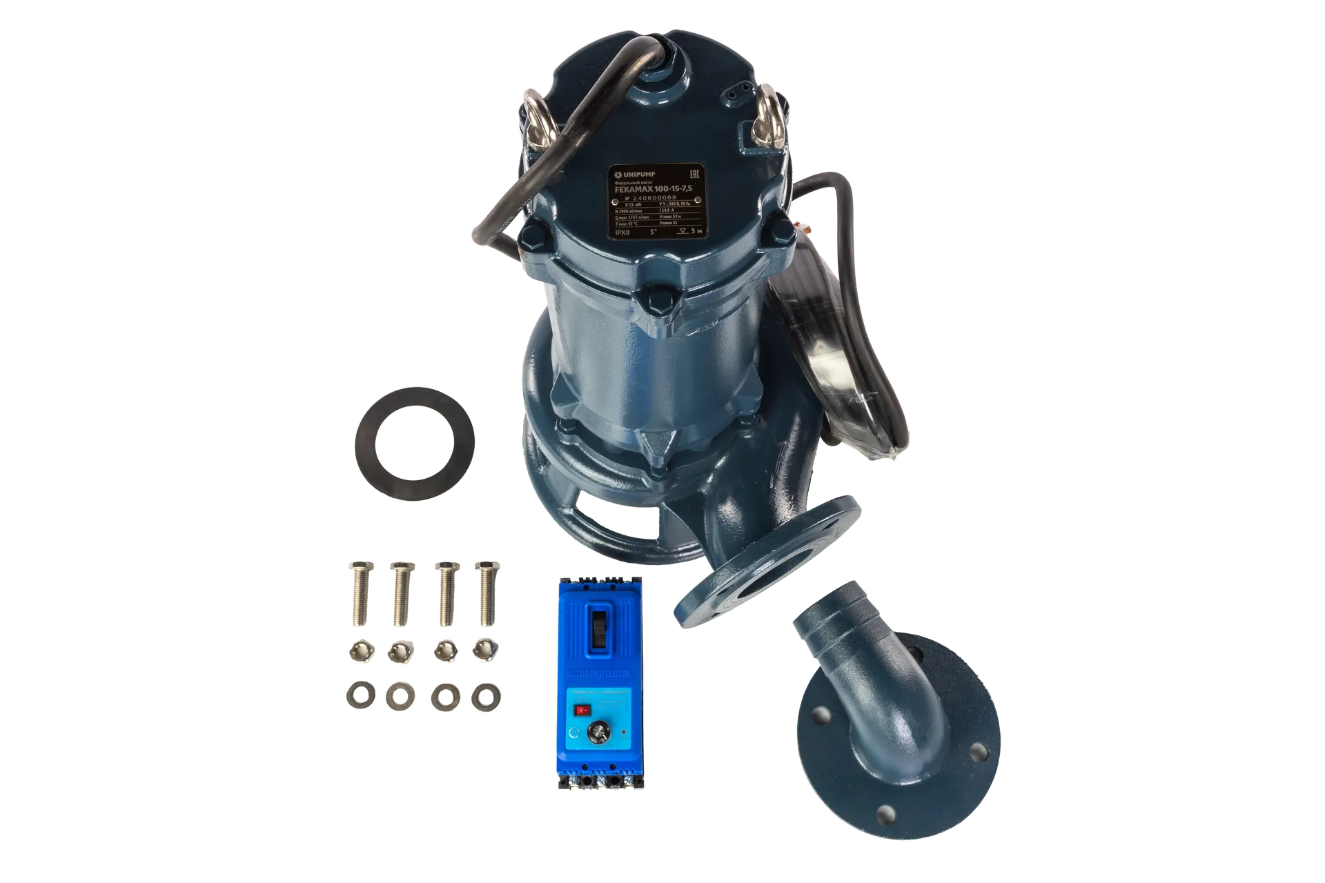 Насос фекальный UNIPUMP FEKAMAX 100-15-7,5 — изображение 4