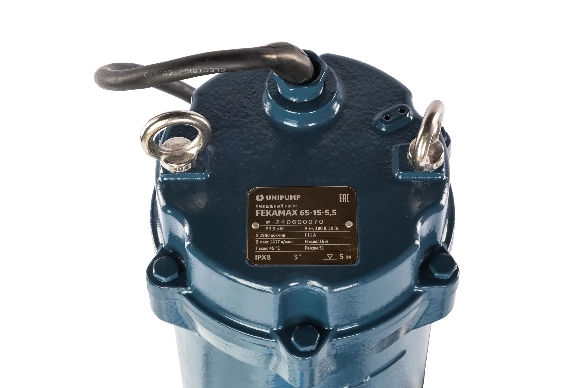 Насос фекальный UNIPUMP FEKAMAX 65-15-5,5 — изображение 7