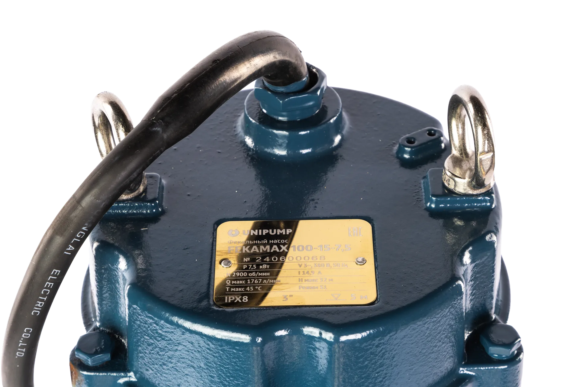 Насос фекальный UNIPUMP FEKAMAX 100-15-7,5 — изображение 6