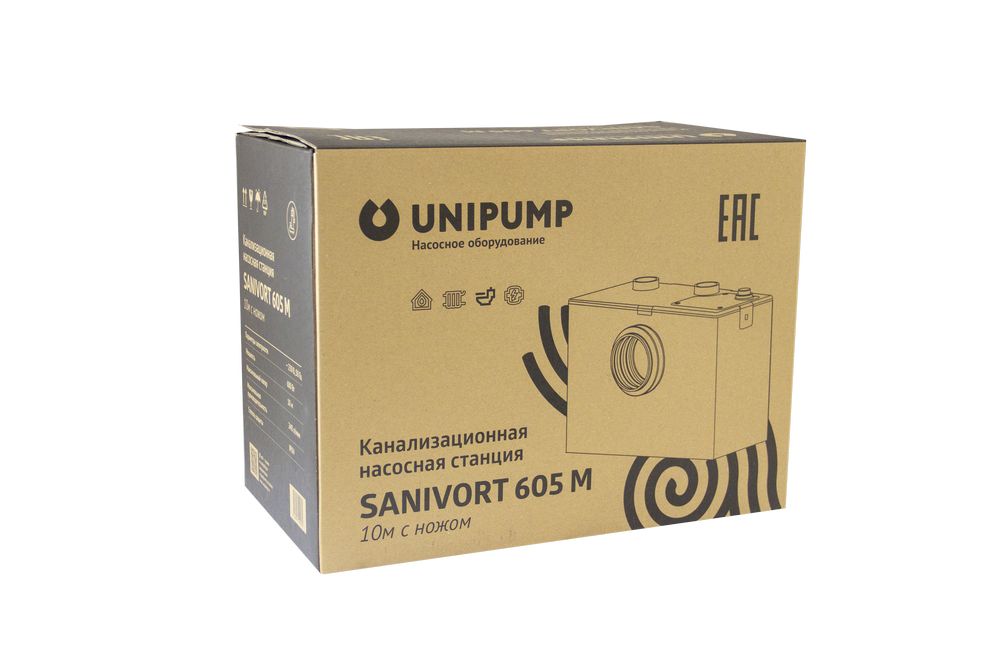 Канализационная насосная станция SANIVORT 605 M 10м с ножом — изображение 4