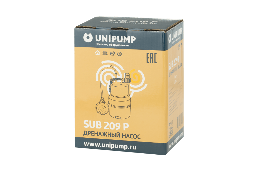 Дренажный насос UNIPUMP SUB 209 P — изображение 4