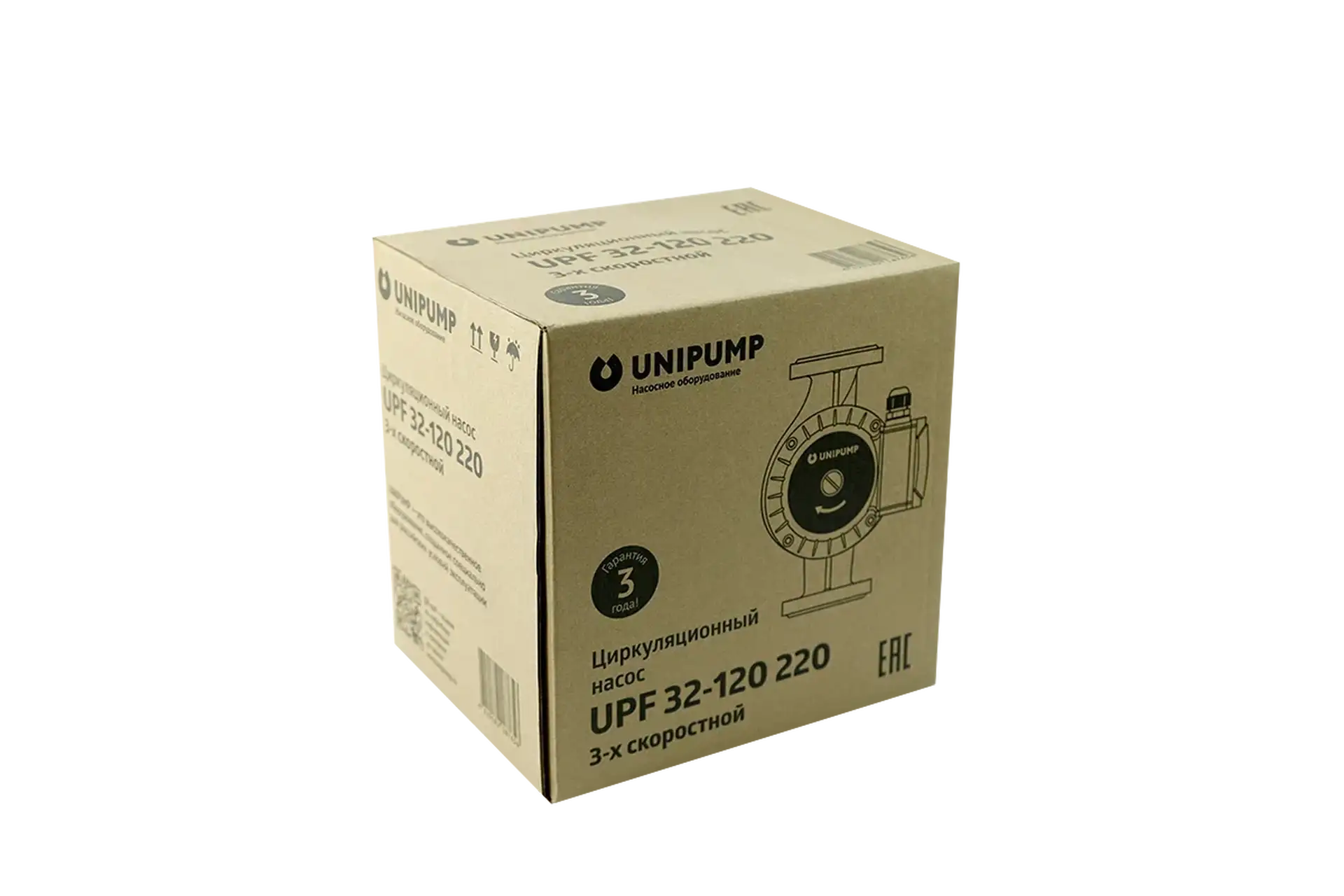 Циркуляционный насос UPF 32-120 220 фланцевый 3-х скоростной — изображение 6