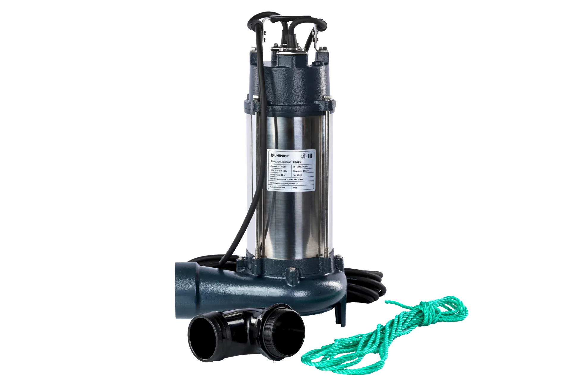 Насос фекальный UNIPUMP FEKACUT V1800DF — изображение 4