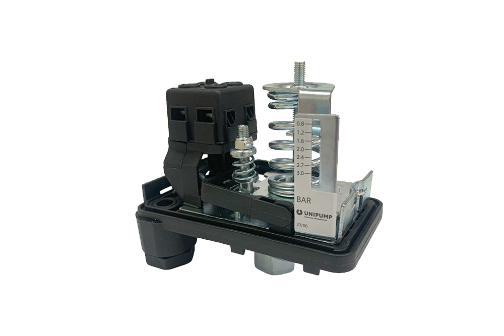 Реле давления UNIPUMP PM/5 (c град.шкалой, вращающаяся гайка) 1/4" — изображение 3