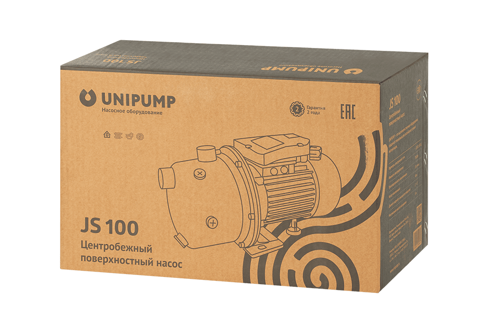 Поверхностный насос UNIPUMP JS 100 — изображение 4