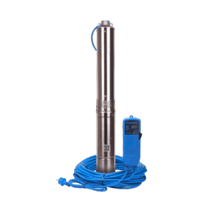 Насос скважинный с плавным пуском Aquario ASP1,8E-50-90(P) (встр.конд, каб.50м)