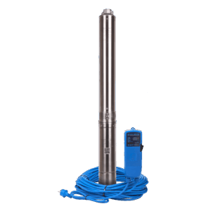 Насос скважинный с плавным пуском Aquario ASP1,8E-63-90(P) (встр.конд, каб.60м)